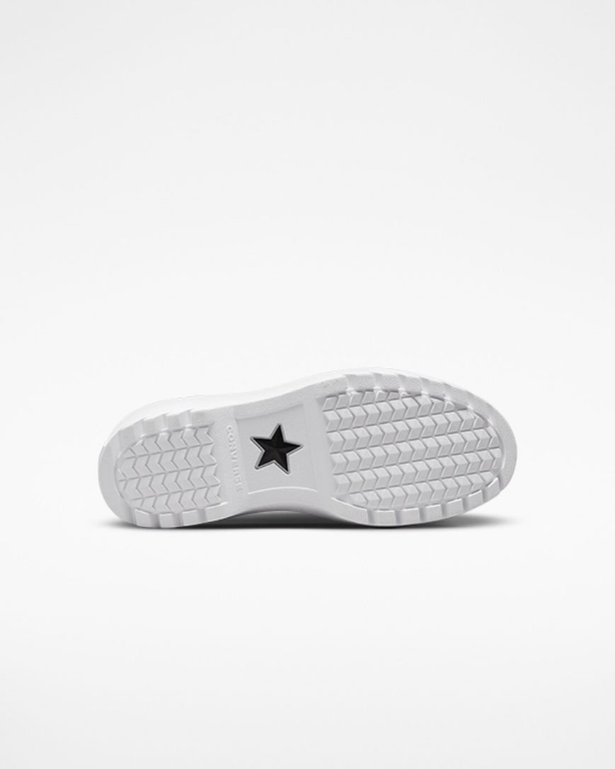 Girls' Converse Chuck Taylor All Star Lugged Lift Canvas High Top Platform Shoes Black / White | AU 8453CS